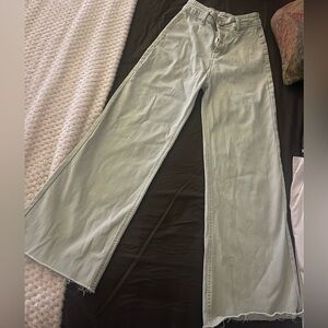 Supgoreou Wide Leg Crop Pants